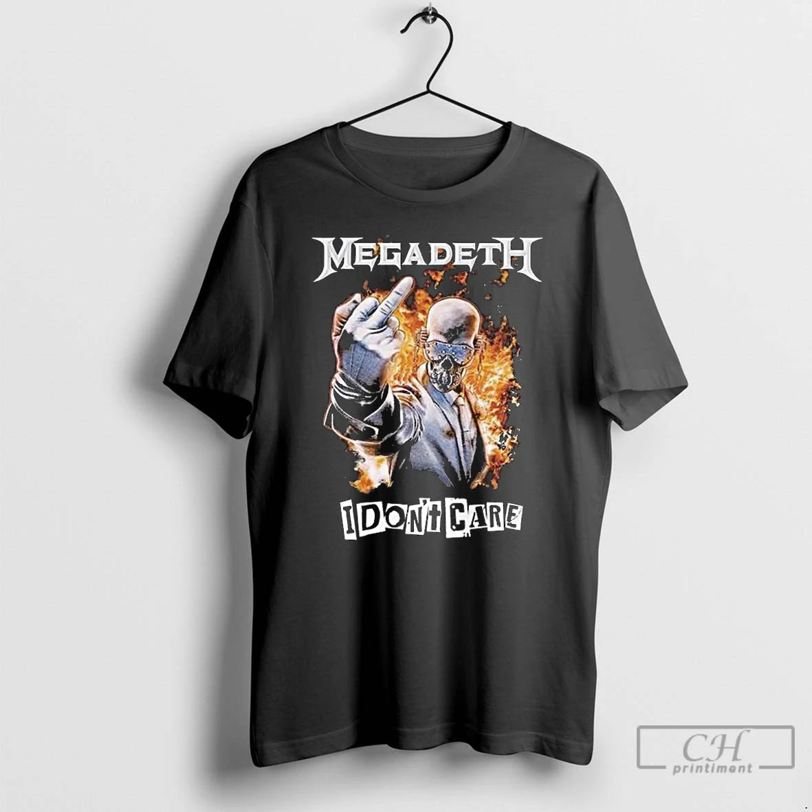 Premium Megadeth I Dont Care T-Shirts, Hoodie, Sweatshirt | PodTeesHub.com