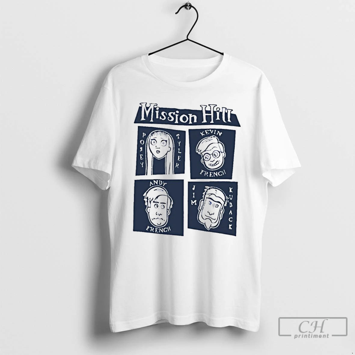 Premium Mission Hill Posey Tyler Kevin French Andy French Jim Kuback T-Shirts, Hoodie, Sweatshirt | PodTeesHub.com