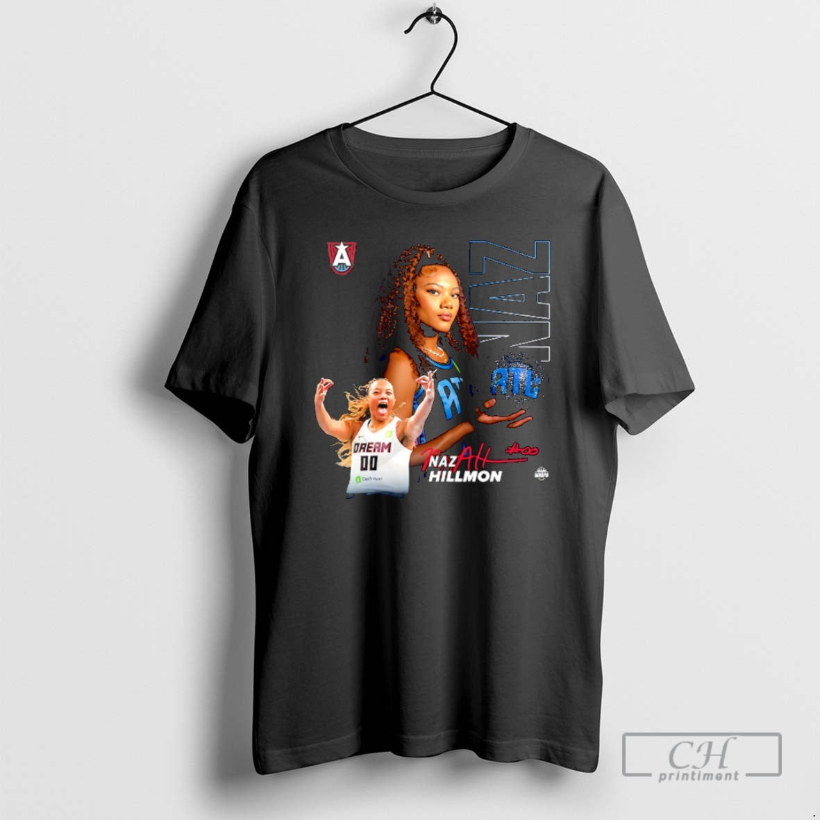 Premium Naz Hillmon Atlanta Dream Player Collage Signature Christmas Shirt Sweater Hoodie, Sweatshirt | PodTeesHub.com