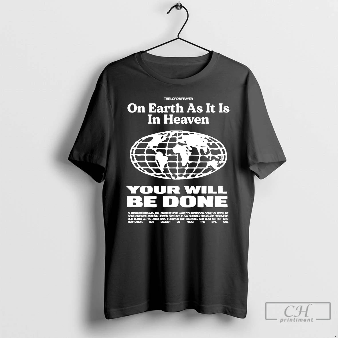Premium On Earth As It Is In Heaven Your Will Be Done T Shirts