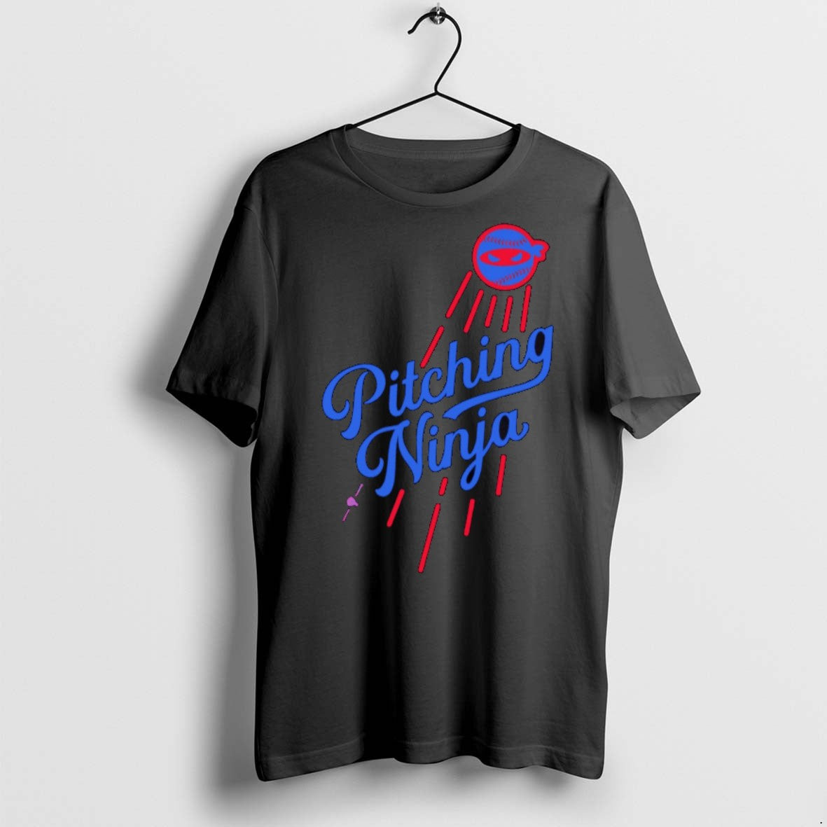 Premium Pitching Ninja Los Angeles Dodgers T Shirts