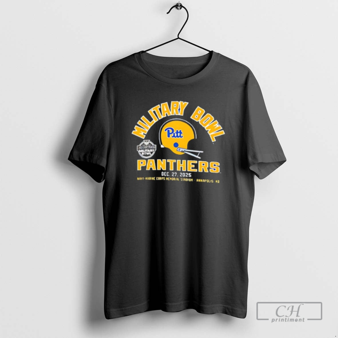 Premium Pittsburgh Pitt Football 2025 Military Bowl Pirates Shirt Sweater Hoodie, Sweatshirt | PodTeesHub.com