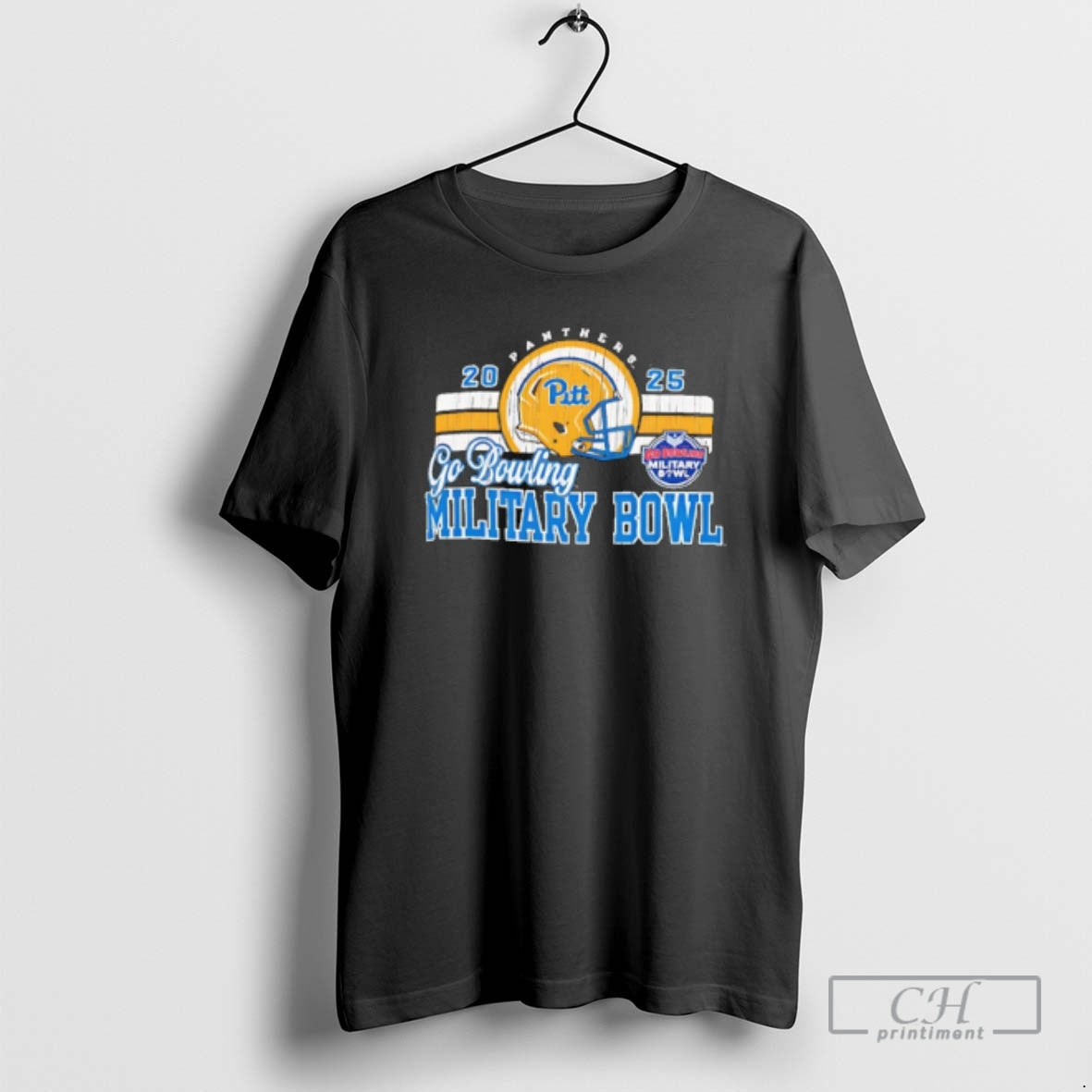 Premium Pittsburgh Pitt Football 2025 Military Bowl Go Bowling Shirt Sweater Hoodie, Sweatshirt | PodTeesHub.com