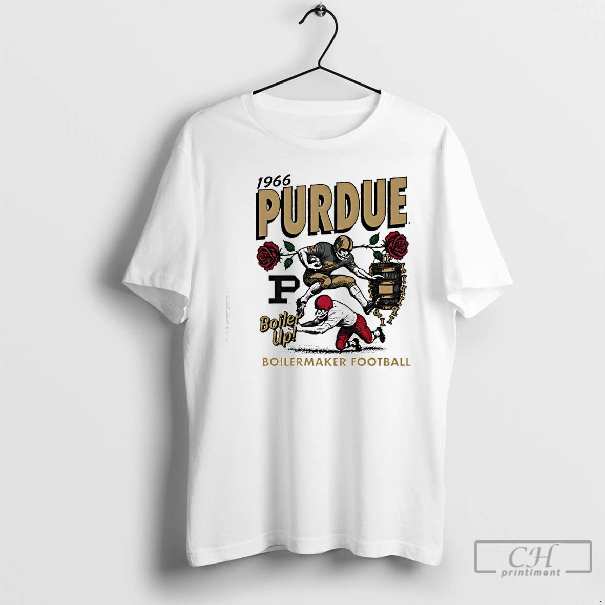 Premium Purdue Boiler Up Boilermaker Football 1966 Vintage Rose T-Shirts, Hoodie, Sweatshirt | PodTeesHub.com