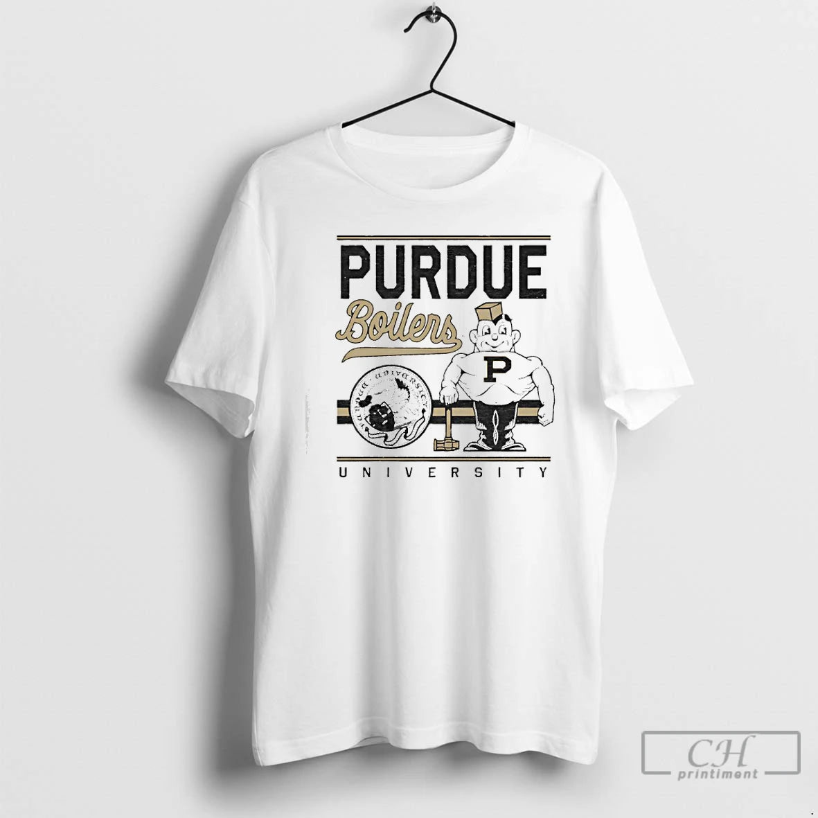 Premium Purdue Boilers University Retro T-Shirts, Hoodie, Sweatshirt | PodTeesHub.com