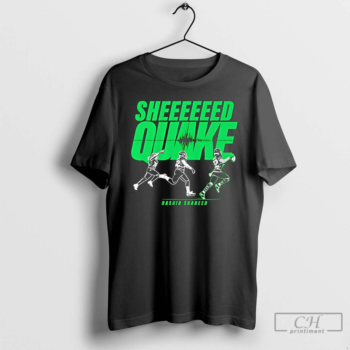 Premium Rashid Shaheed The Sheed Quake T-Shirts, Hoodie, Sweatshirt | PodTeesHub.com