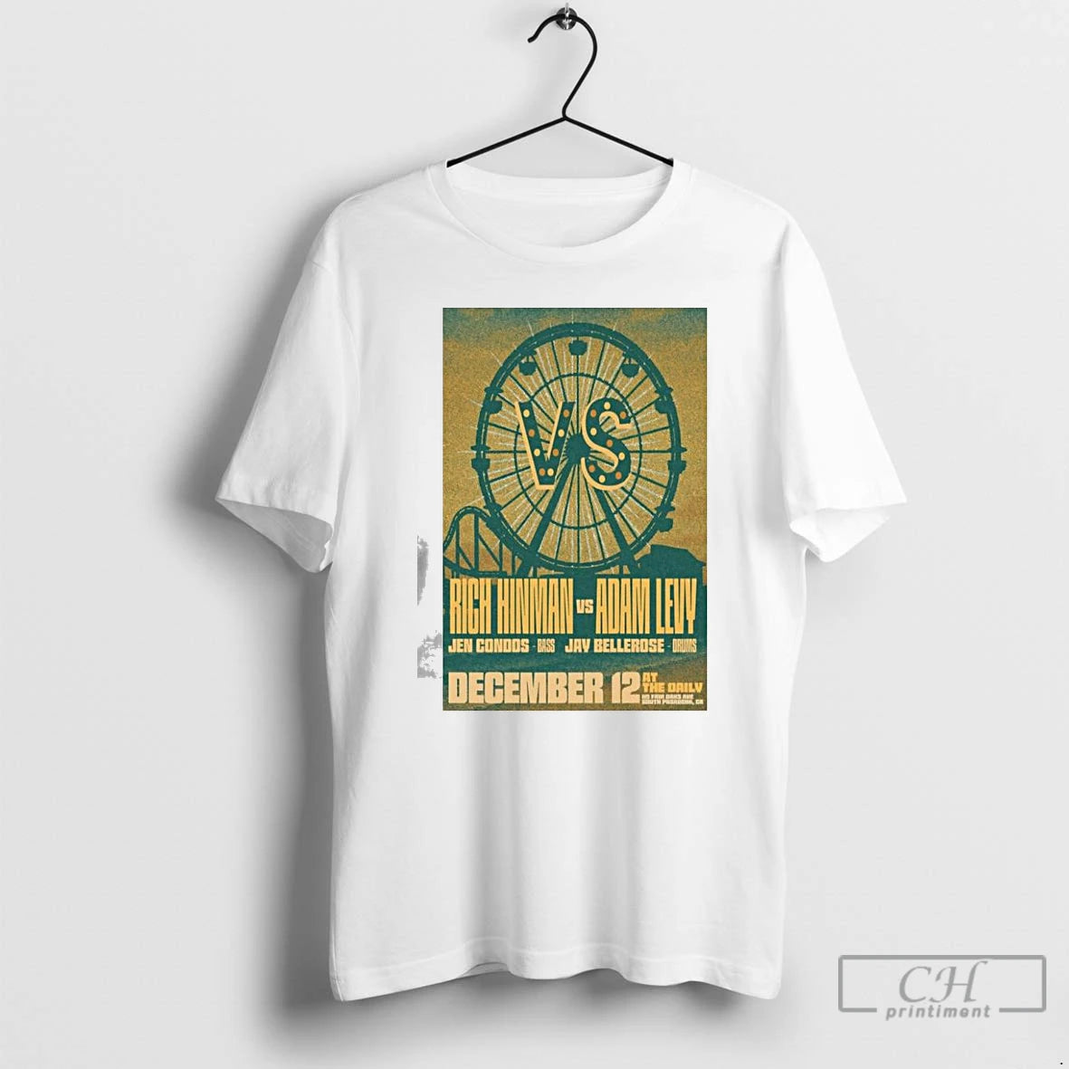 Premium Rich Hinman Vs Adam Levy South Pasadena Ca December 12 2025 Concert T Shirts Hoodie, Sweatshirt | PodTeesHub.com