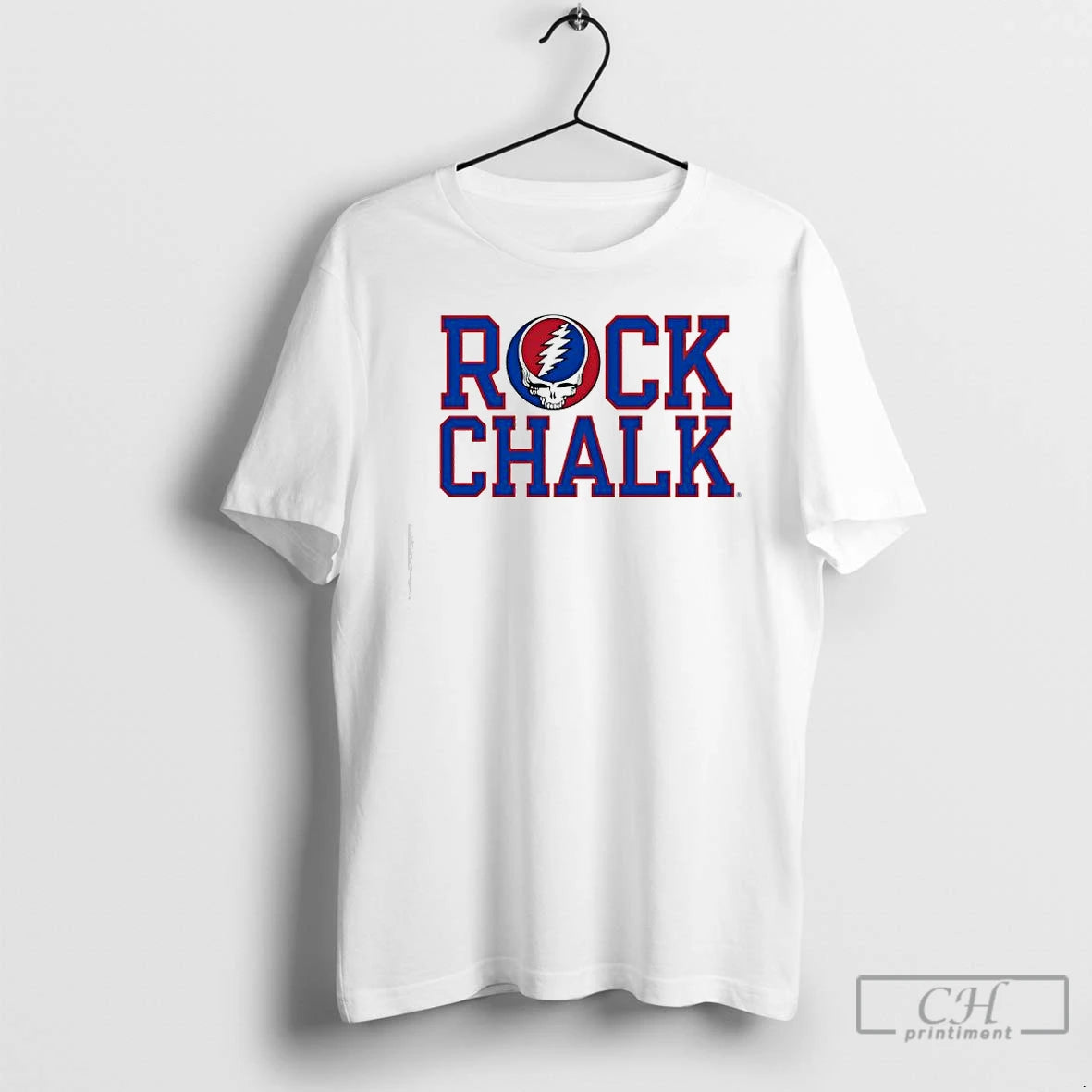 Premium Rock Chalk University Of Kansas And The Grateful Dead T-Shirts, Hoodie, Sweatshirt | PodTeesHub.com