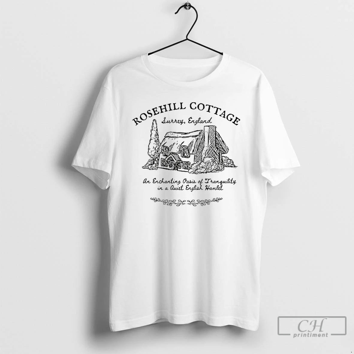 Premium Rosehill Cottage The Holiday Movie Romcom T-Shirts, Hoodie, Sweatshirt | PodTeesHub.com