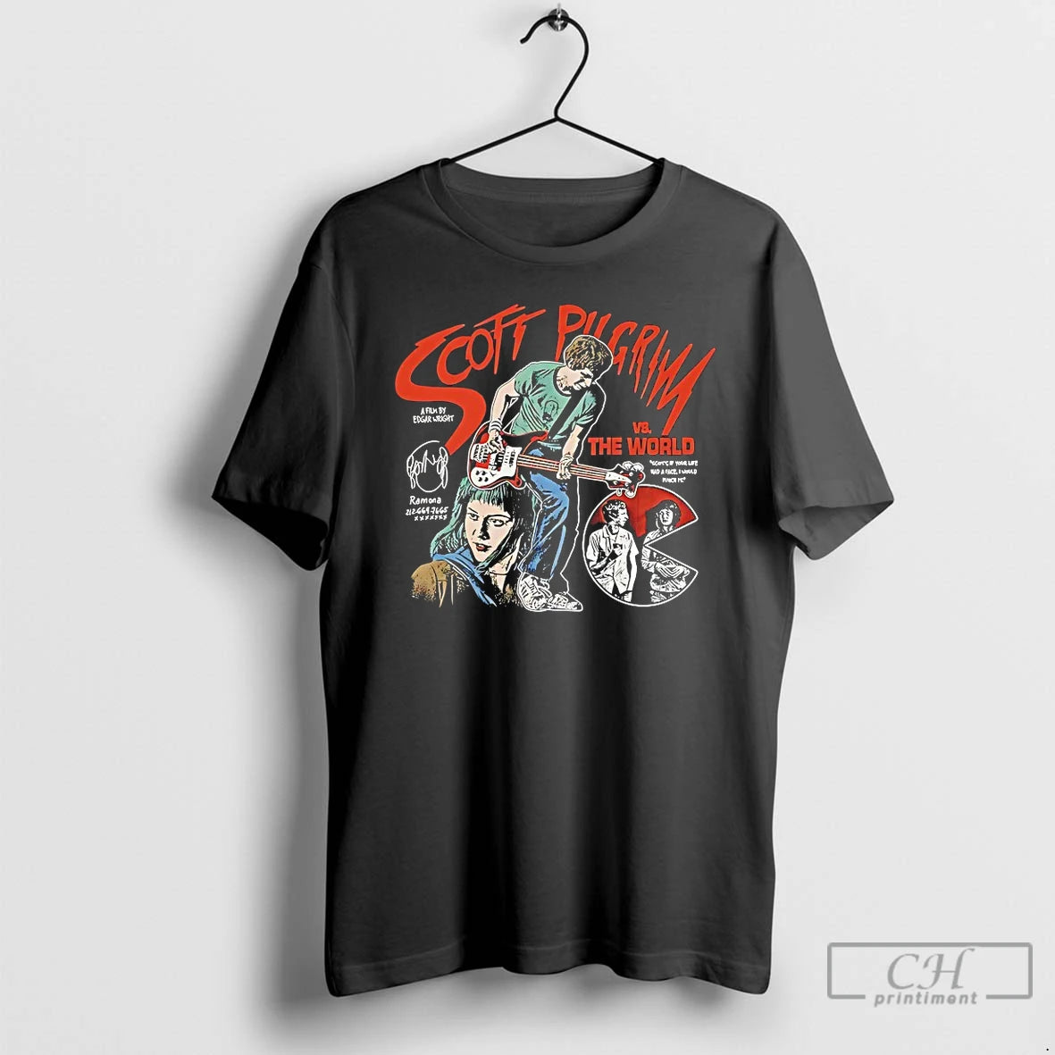 Premium Scott Pilgrim Vs The World T Shirts