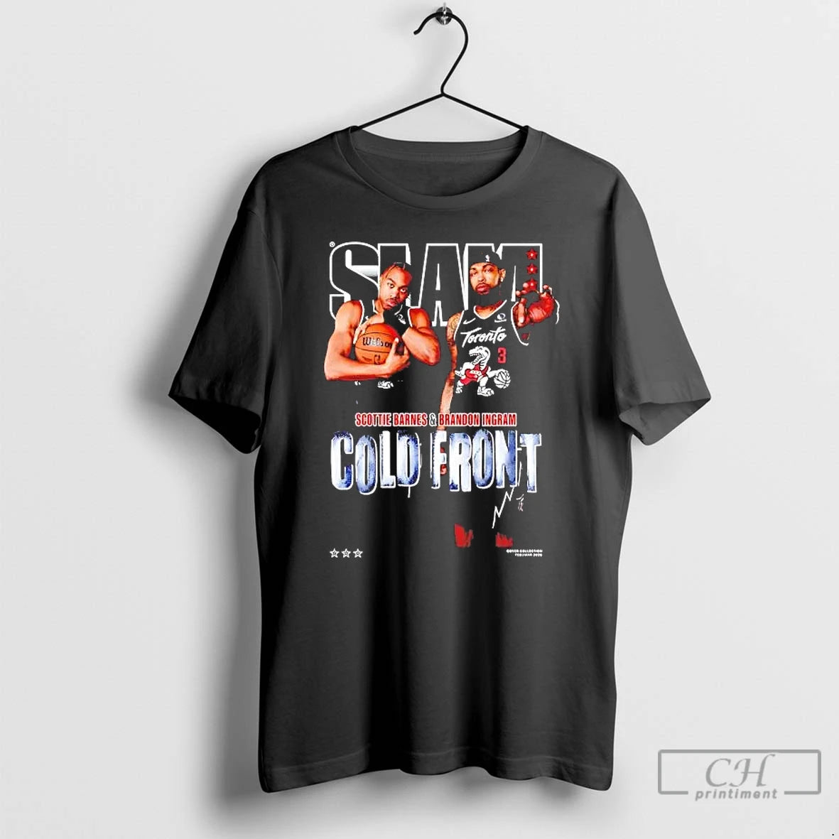 Premium Scottie Barnes And Brandon Ingram Cold Front Signatures Tee Hoodie, Sweatshirt | PodTeesHub.com