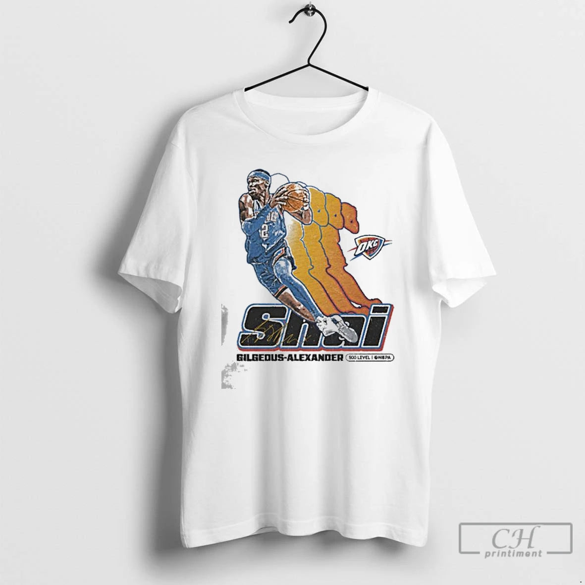 Premium Shai Gilgeous Alexander Oklahoma City Thunder Retro T-Shirts, Hoodie, Sweatshirt | PodTeesHub.com