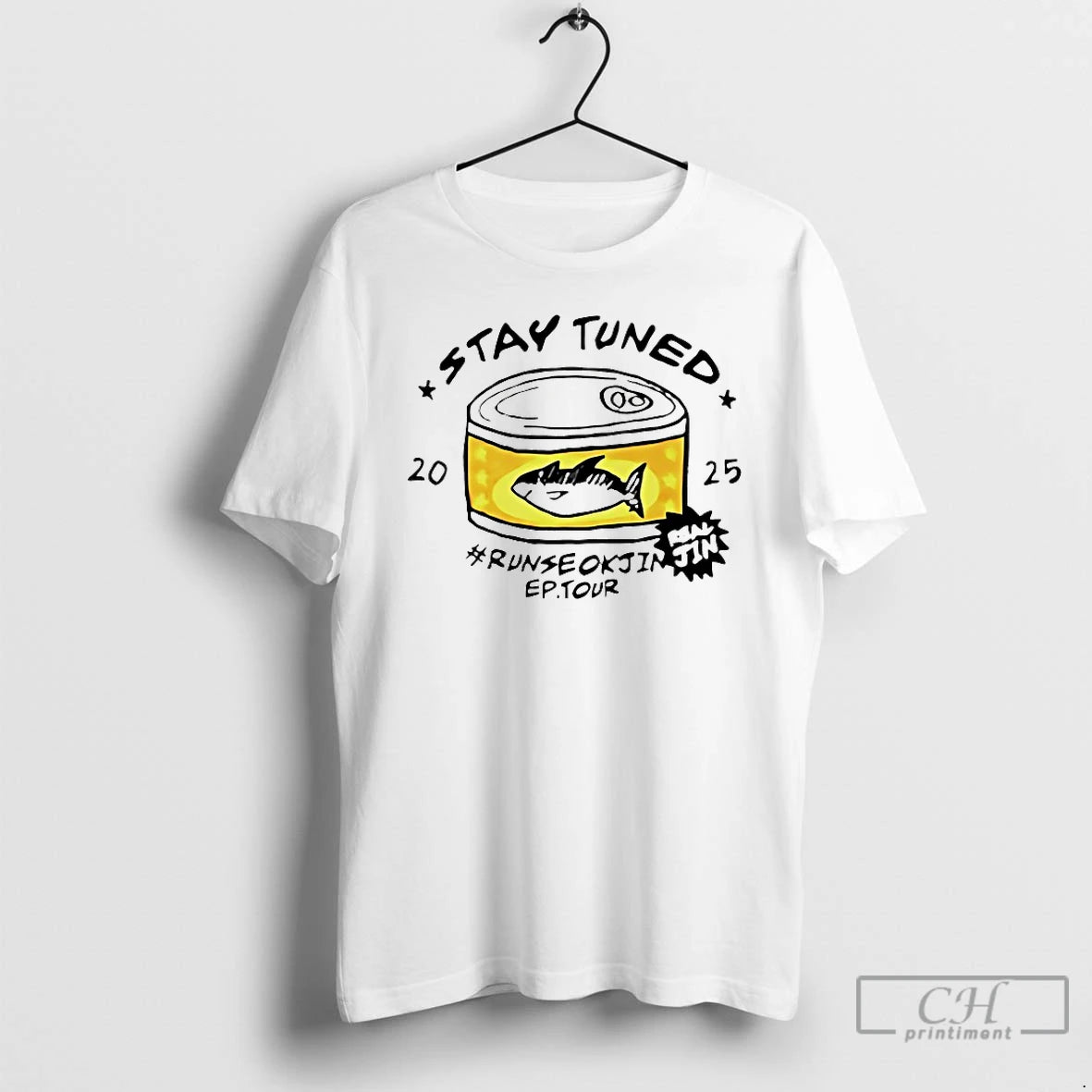 Premium Stay Tuned Run Seokjin Ep Tour 2025 T-Shirts, Hoodie, Sweatshirt | PodTeesHub.com