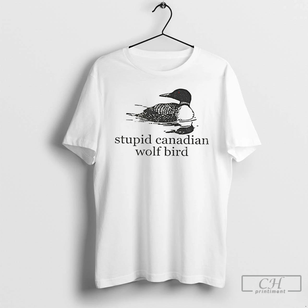 Premium Stupid Canadian Wolf Bird Hockey Romance Lgbt Hockey T-Shirts, Hoodie, Sweatshirt | PodTeesHub.com