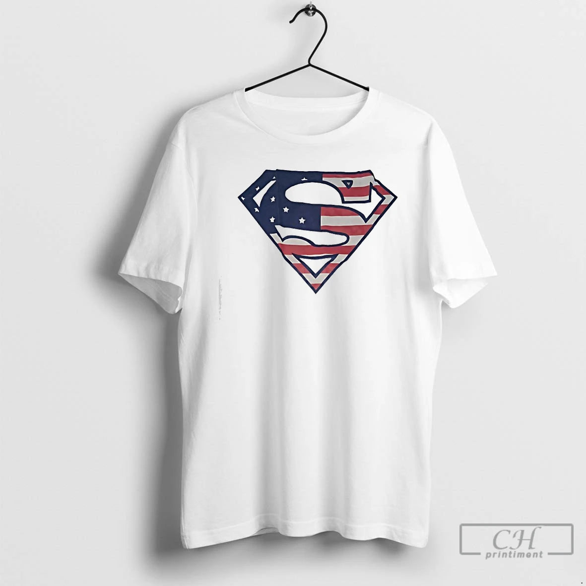 Premium Superman Logo X America Flag T-Shirts, Hoodie, Sweatshirt | PodTeesHub.com