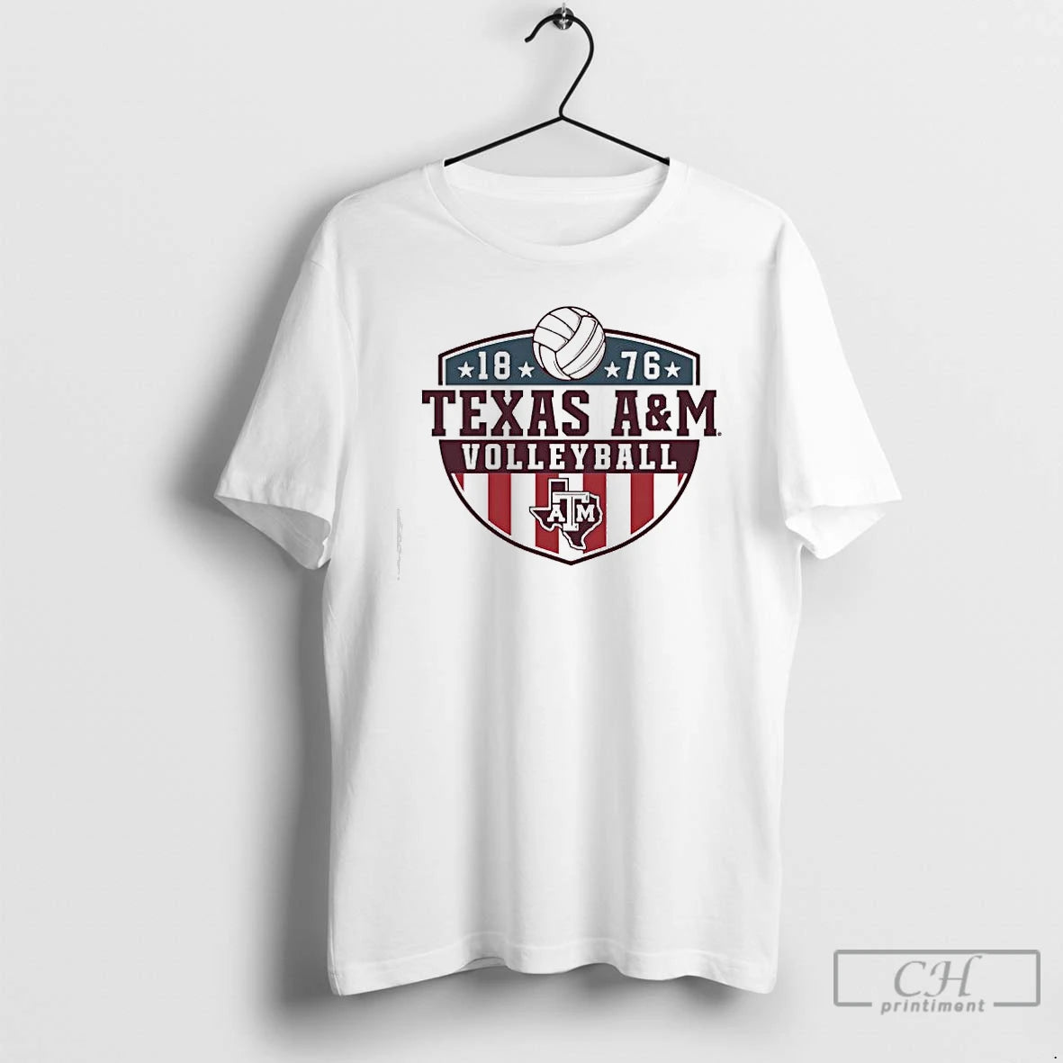 Premium Texas Am Volleyball 1876 Military Appreciation T-Shirts, Hoodie, Sweatshirt | PodTeesHub.com