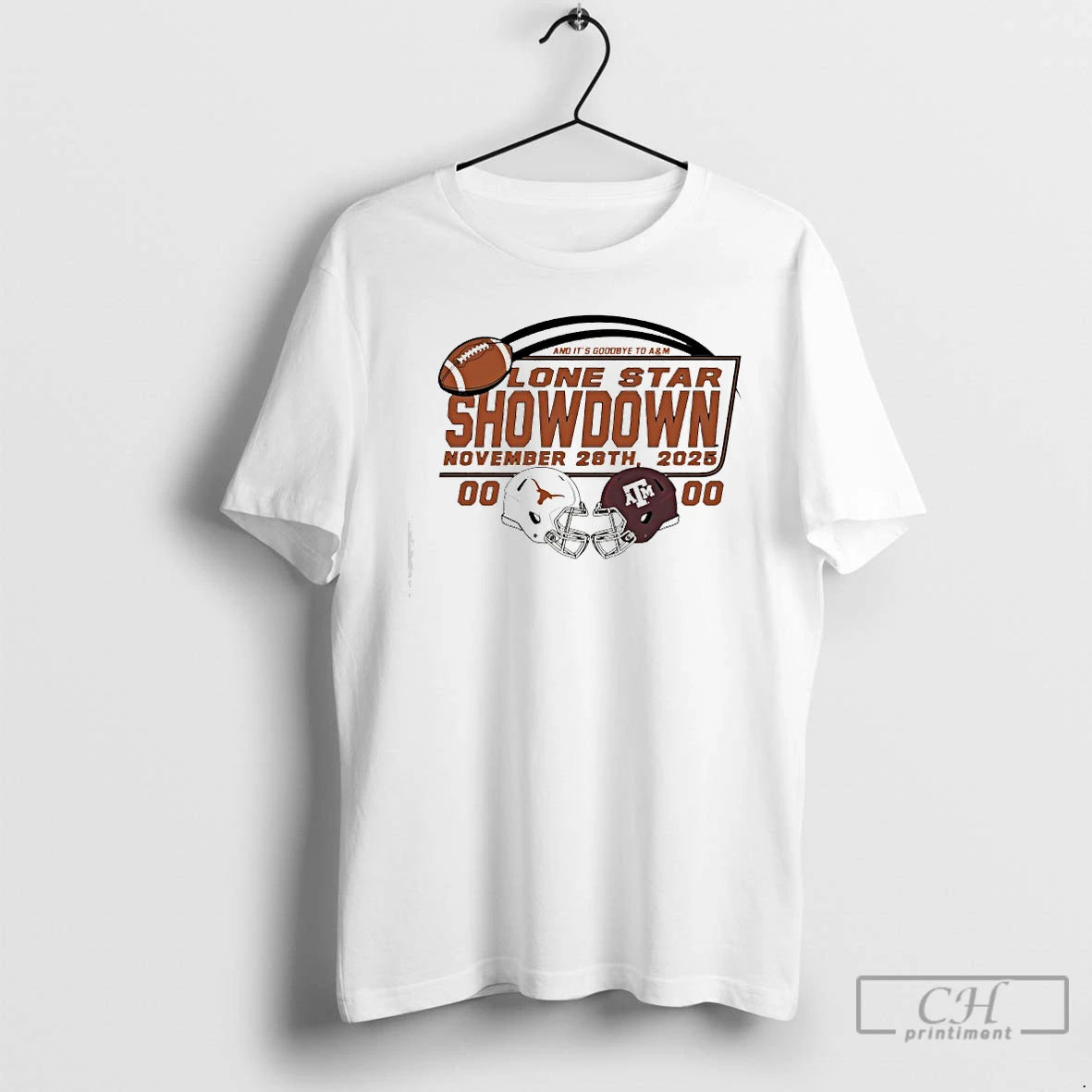 Premium Texas Longhorns Vs Texas Am Aggies Lone Star Showdown 2025 Score T Shirts Sweater Hoodie, Sweatshirt | PodTeesHub.com