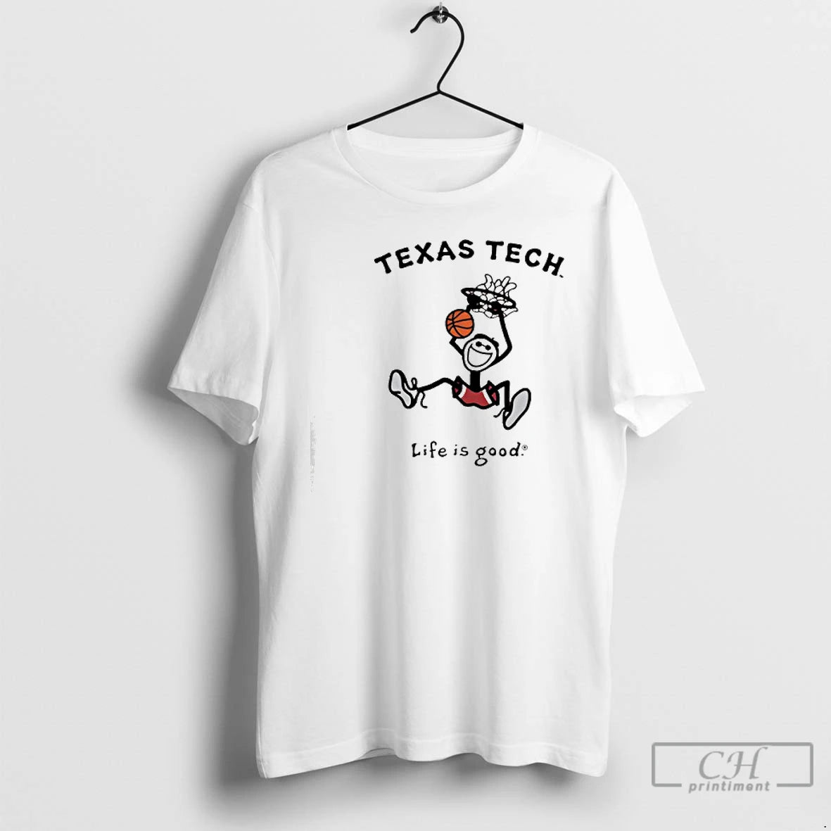 Premium Texas Tech Lig Jake Dunk Life Is Good T-Shirts, Hoodie, Sweatshirt | PodTeesHub.com