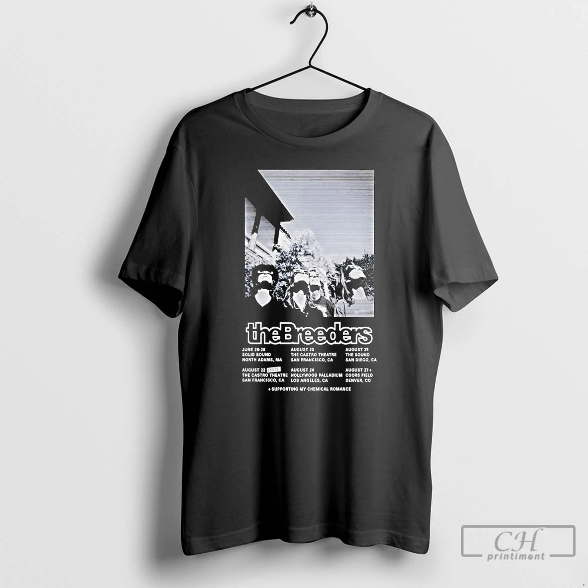 Premium The Breeders August 2026 Shows T-Shirts, Hoodie, Sweatshirt | PodTeesHub.com