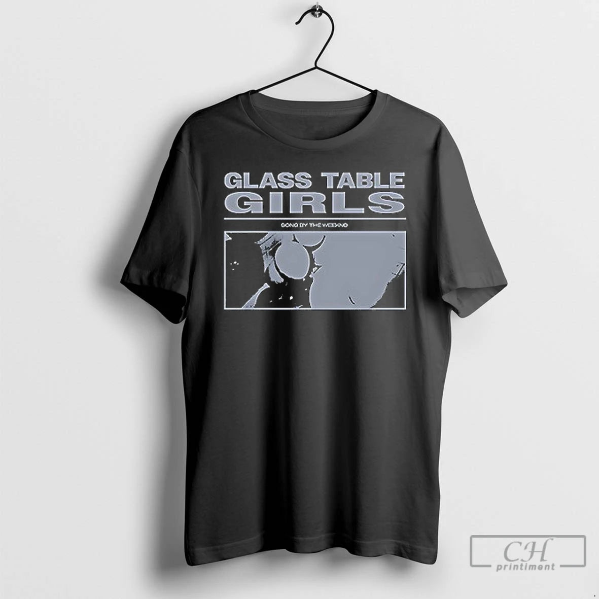 Premium The Weeknd Glass Table Girls House Of Balloons 1 Sided T Shirts
