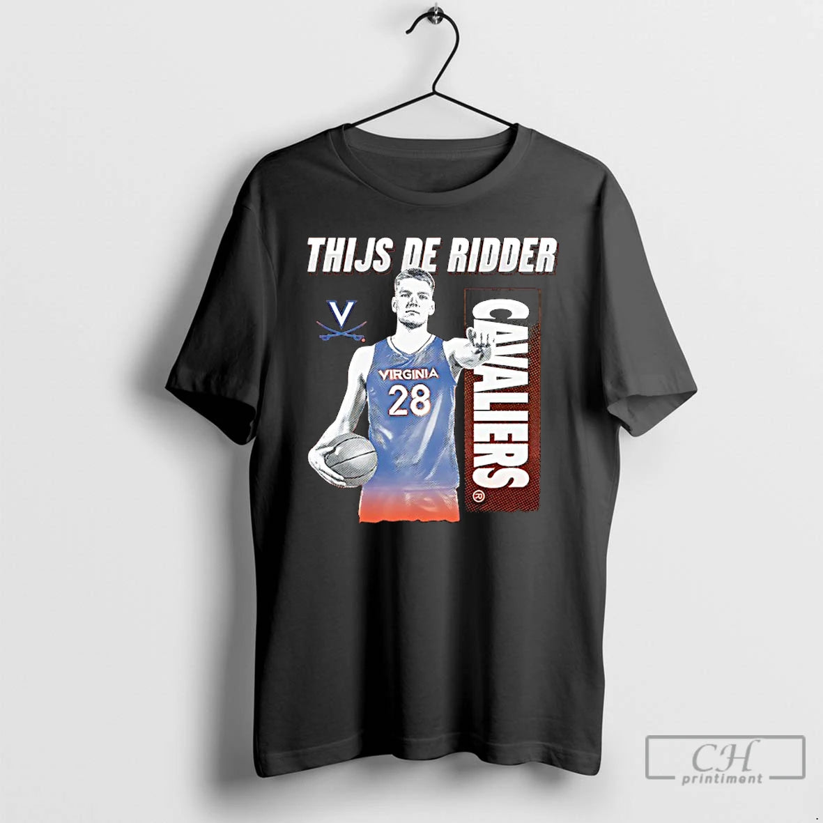 Premium Thijs De Ridder Virginia Cavaliers Graphic T-Shirts, Hoodie, Sweatshirt | PodTeesHub.com