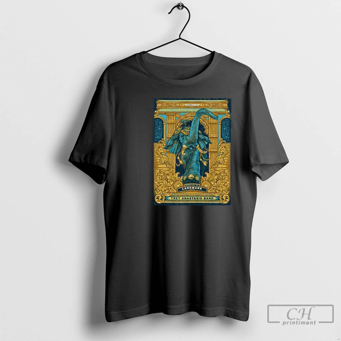 Premium Trey Anastasio Band Event Syracuse Ny On November 25 2025 Circle Black T Shirts Hoodie, Sweatshirt | PodTeesHub.com
