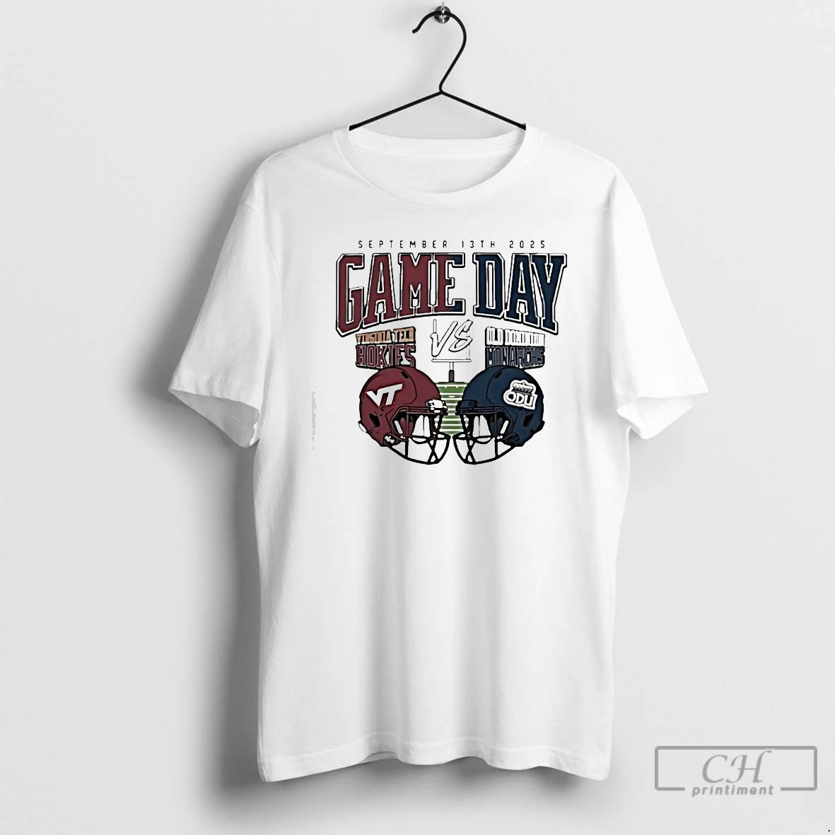 Premium Virginia Tech Hokies Vs Old Dominion Monarchs 2025 Gameday T-Shirts, Hoodie, Sweatshirt | PodTeesHub.com