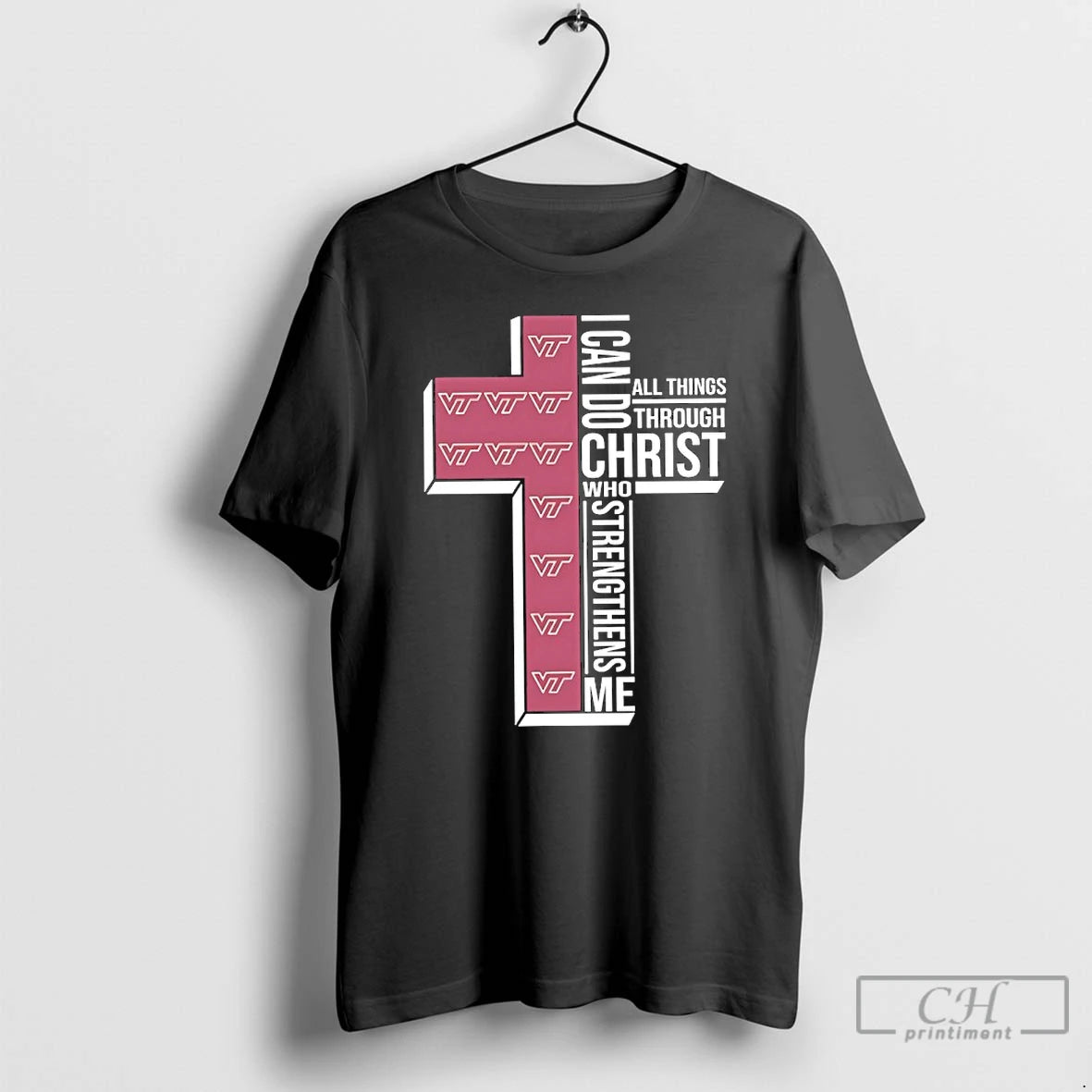 Premium Virginia Tech Womens Basketball I Can All Things Do Through Christ Who Strengthens Me T-Shirts, Hoodie, Sweatshirt