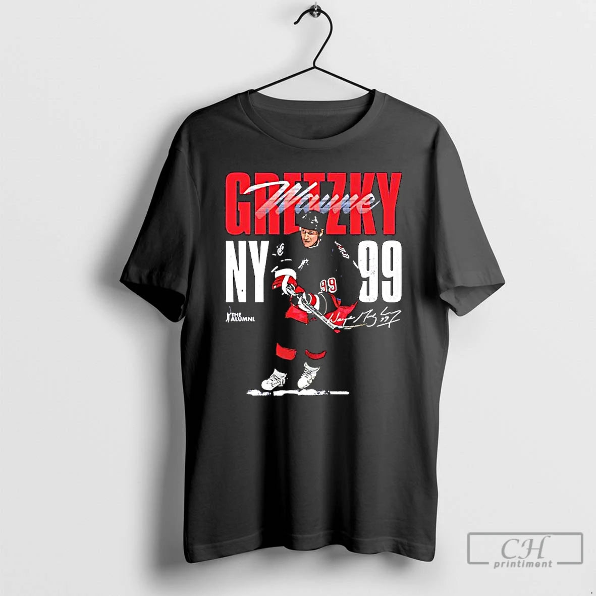 Premium Wayne Gretzky 99 Ny Signature Graphic T-Shirts, Hoodie, Sweatshirt | PodTeesHub.com