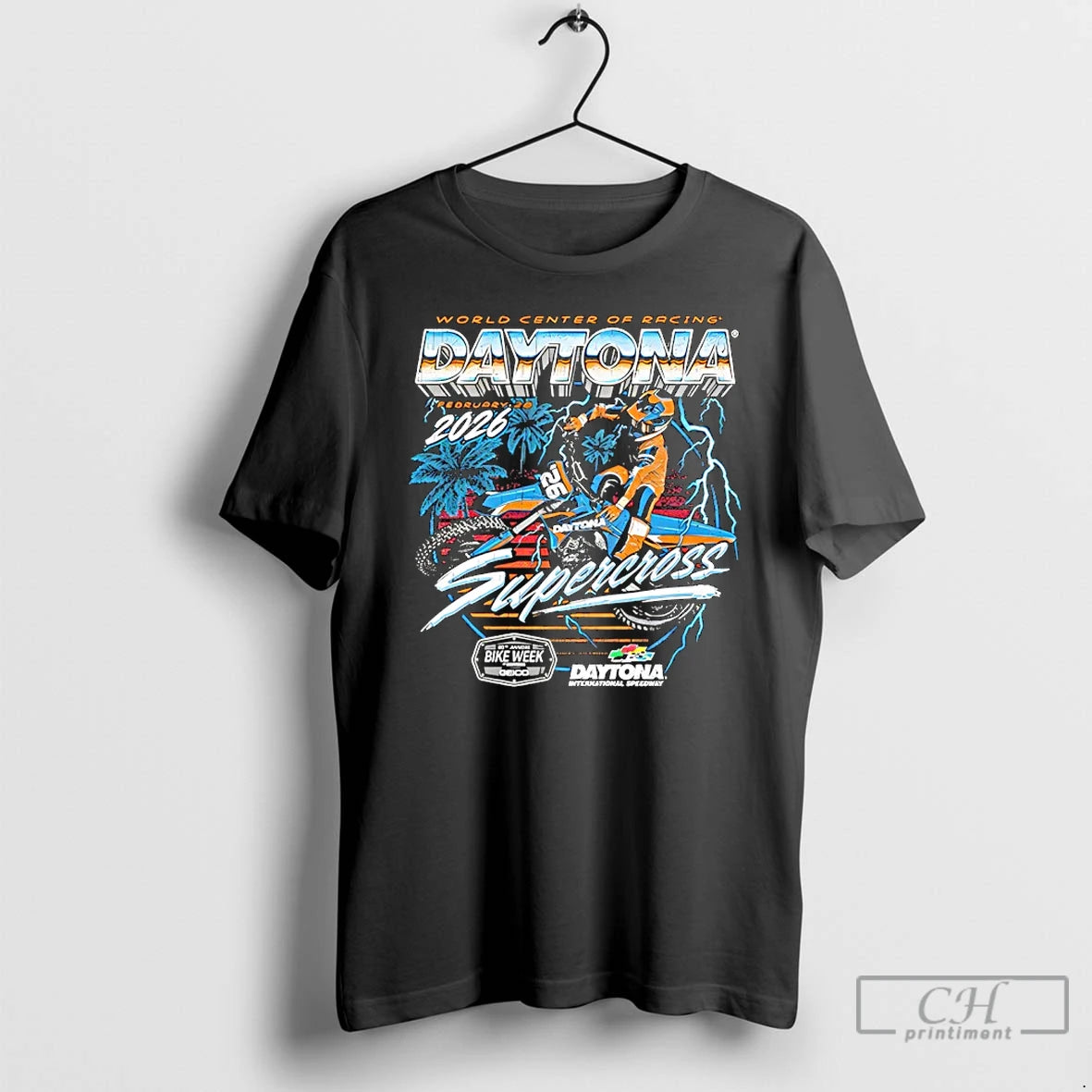 Premium World Center Of Racing 2026 Daytona Supercross Event T-Shirts, Hoodie, Sweatshirt | PodTeesHub.com