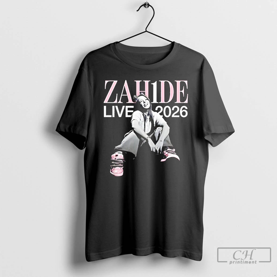 Premium Zah1de Zahide Kayaci Live 2026 Portrait T-Shirts, Hoodie, Sweatshirt | PodTeesHub.com