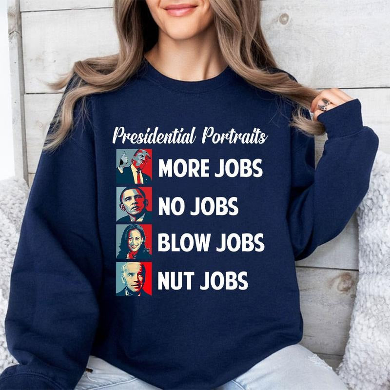 Presidential Portraits Shirt, Trummp Supporters Shirts, Graphic Trending Tee Hoodie, Sweatshirt | PodTeesHub.com