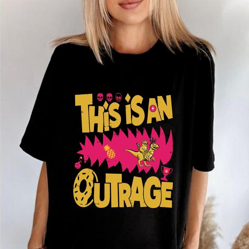 Princess Donut And Mongo Shirt, This Is An Outrage Sweatshirt, Dungeon Crawler Carl Fan Shirt, Litrpg Lover Gifts, Book...
