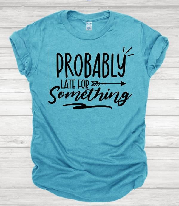 Probably Late - Solid or Bleached tee Hoodie, Sweatshirt | PodTeesHub.com