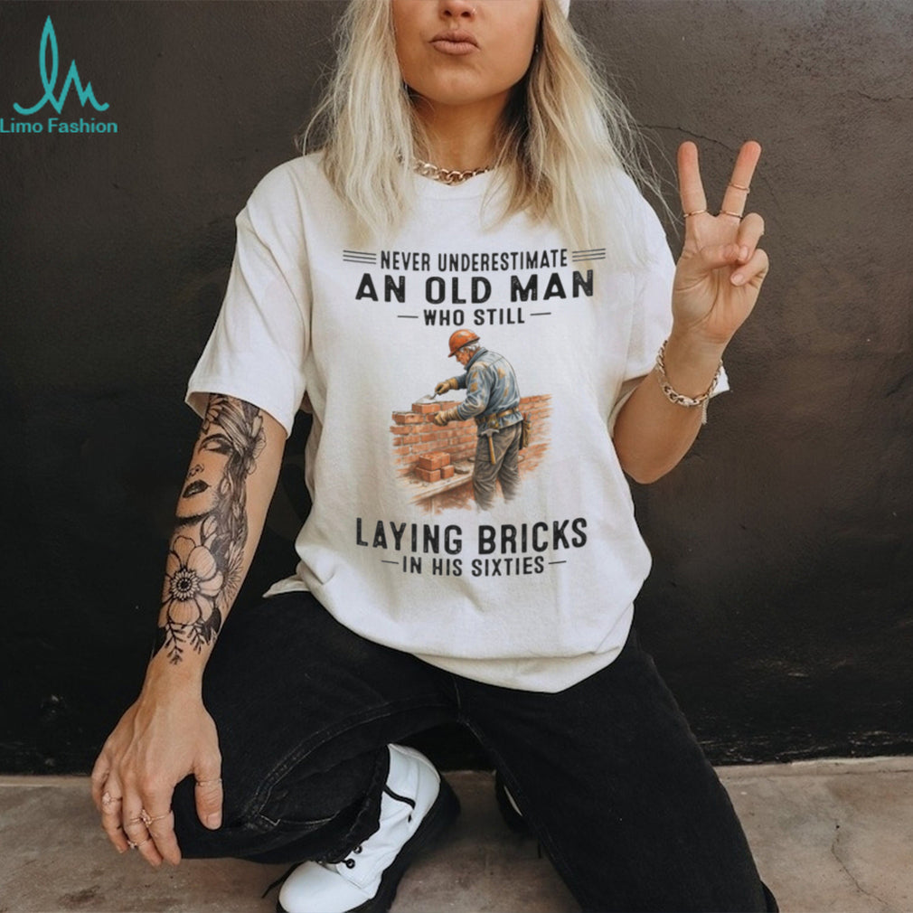Professional Bricklayer Old Man In His Sixties Shirt
