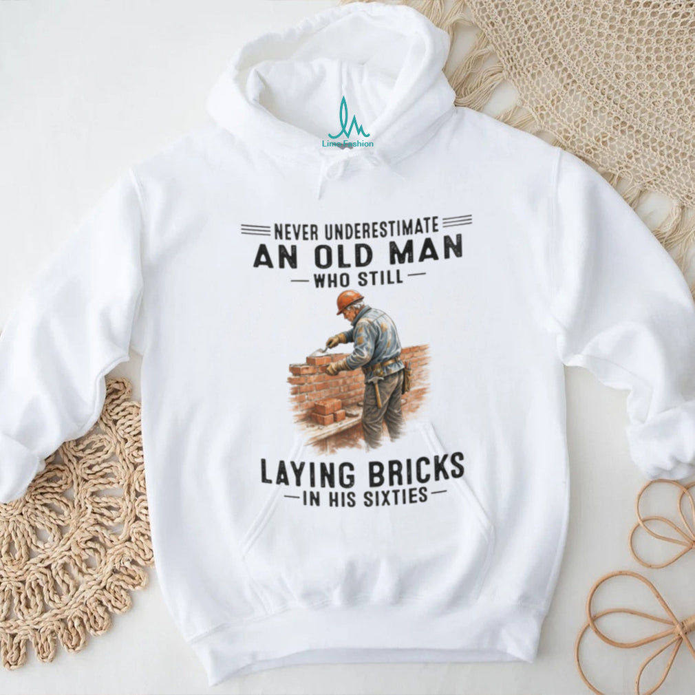 Professional Bricklayer Old Man In His Sixties Shirt