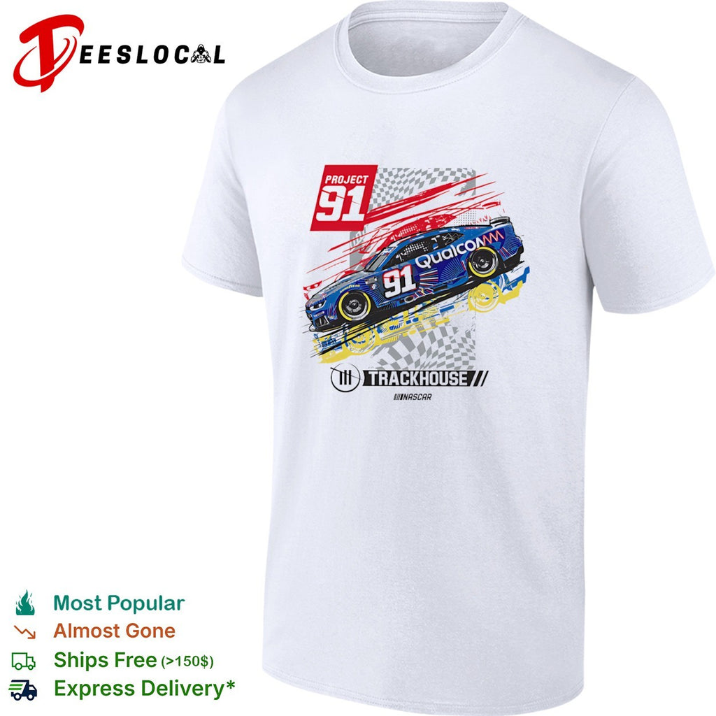 Project 91 Racing Qualcomm Nascar 91 Chevrolet Camaro Speed Concept shirt