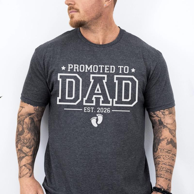 Promoted To Dad Shirt, Pregnancy Announcement T-shirt for Men, Pregnancy Gift for Husband, New Dad Gift Hoodie, Sweatshirt