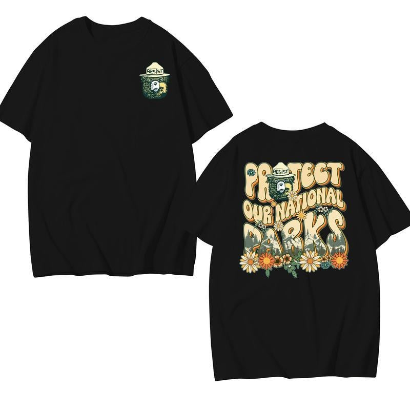 Protect Our National Parks 2 Sides T-Shirt, Graphic Tee For Men, For Women, Men's Sleeve Tshirt Hoodie, Sweatshirt