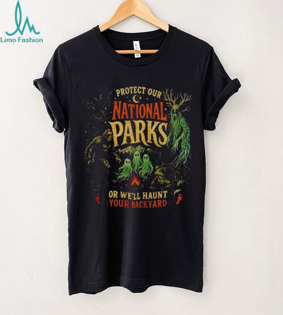 Protect Our National Parks Mothman Cryptid Weirdcore Horror shirt