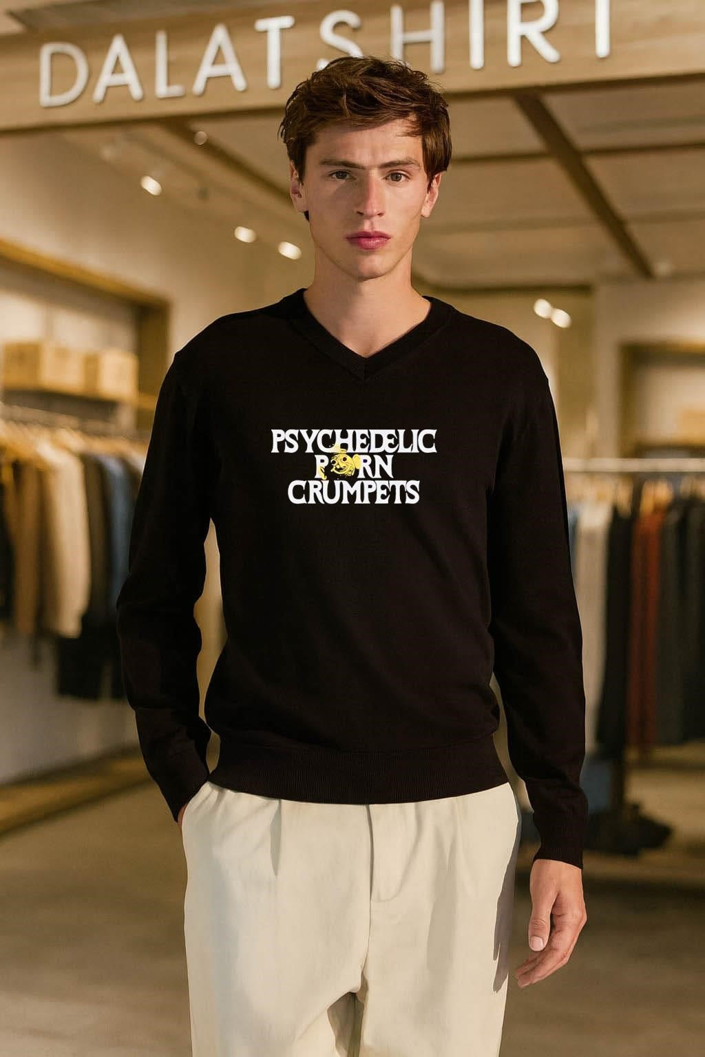 Psychedelic Porn Crumpets High Visceral Rock Band Logo shirt