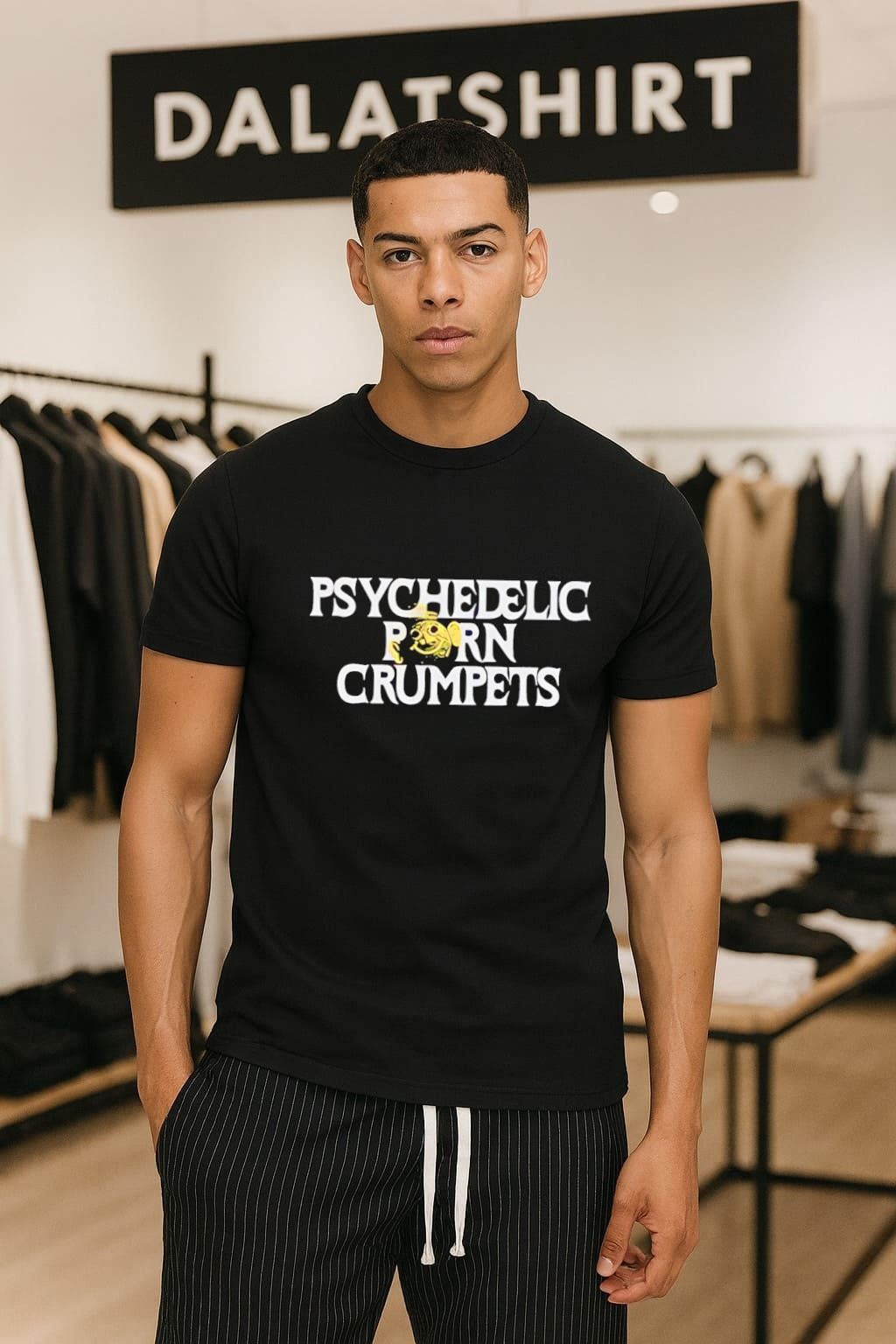 Psychedelic Porn Crumpets High Visceral Rock Band Logo shirt