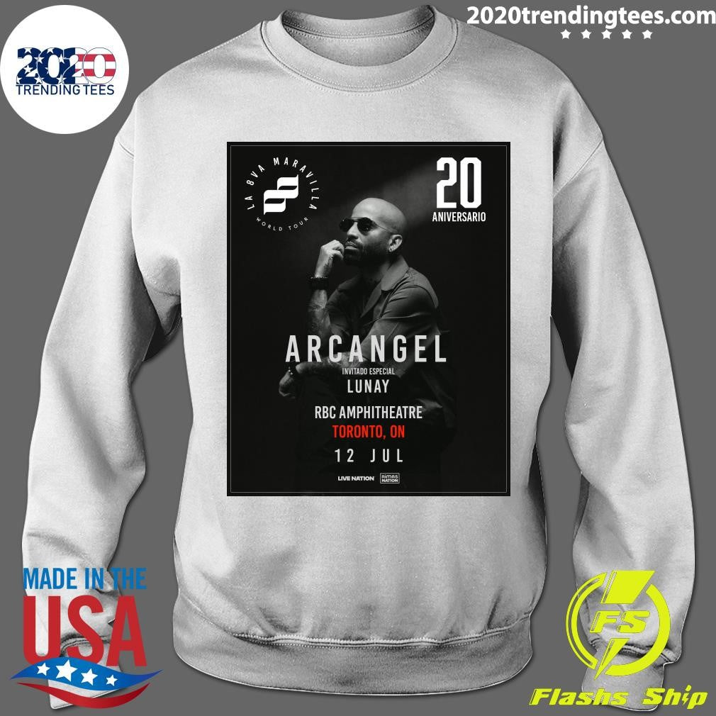 Puerto Rican legend Arcángel is taking over RBC Amphitheatre on July 12, 2026 Bringing New Music and All The Hits Shirt