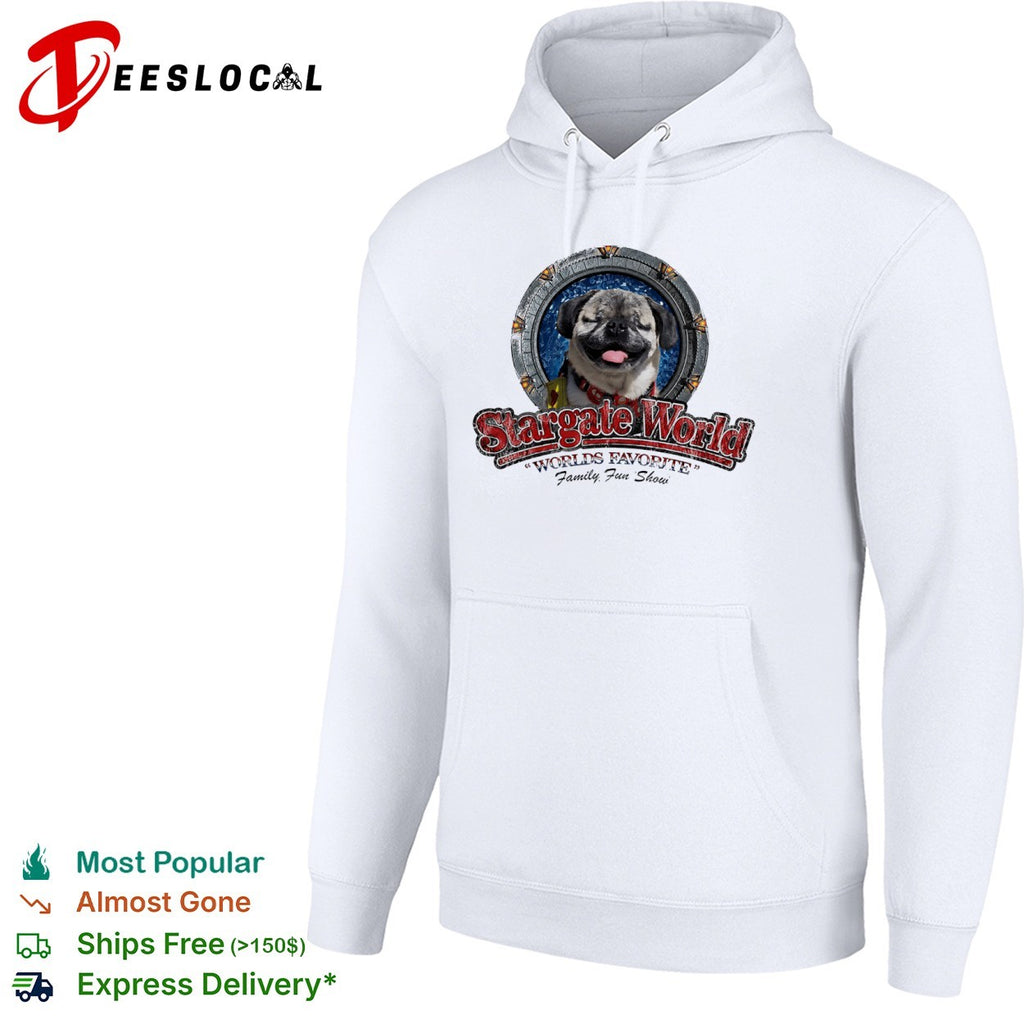Pug Stargate World Worlds Favorite Family Fun Show Shirt