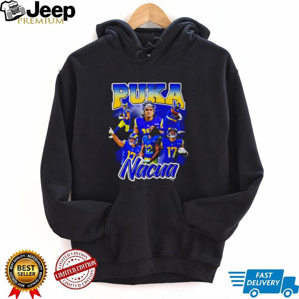 Puka Nacua Los Angeles Rams player collage shirt