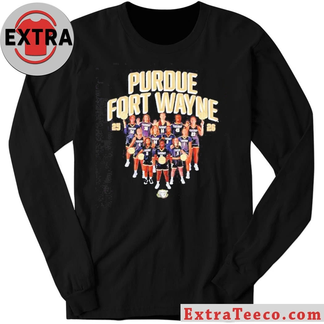 Purdue Fort Wayne Mastodons Women’s Basketball NCAA Team College 2025-2026 T-Shirt