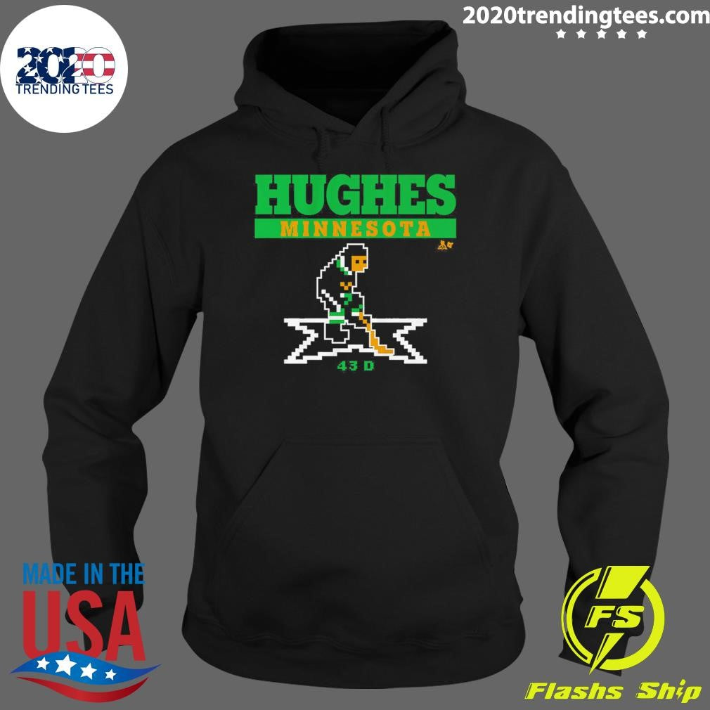 Quinn Hughes Minnesota Hockey Retro Shirt