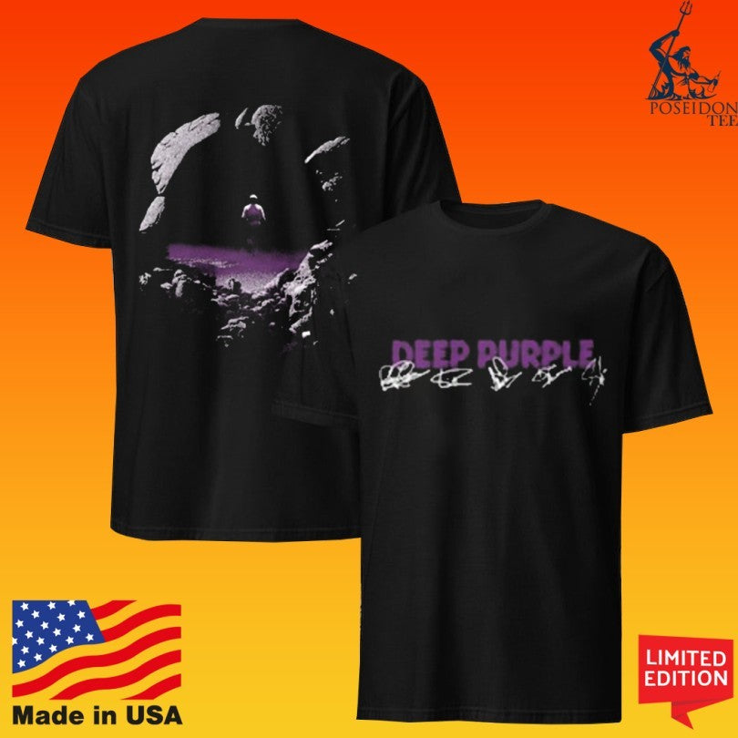 Deep Purple Splat Signature T-shirt
