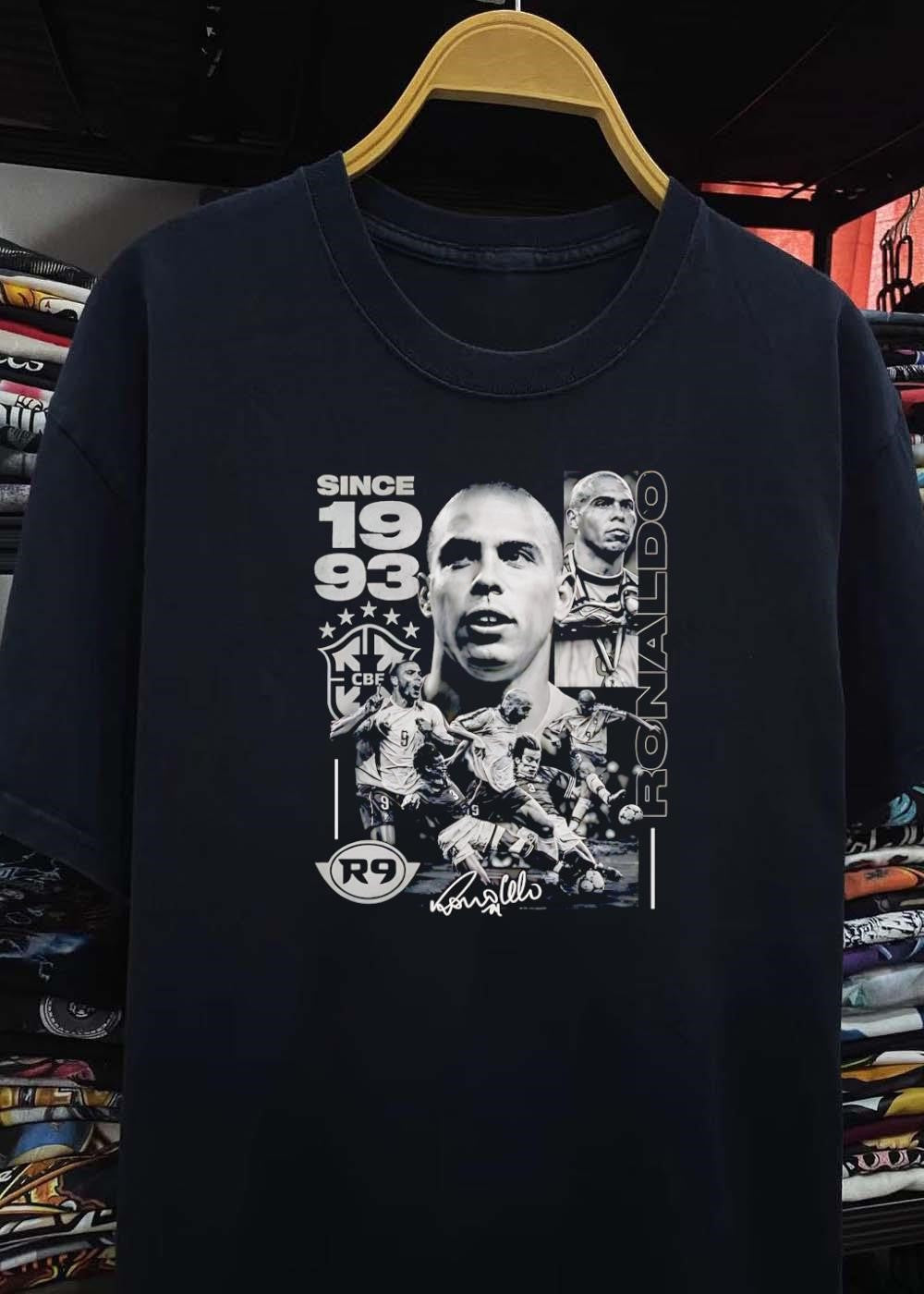 R9 Ronaldo Signature Brazilian Legend Since 1993 CBF Football T-Shirt