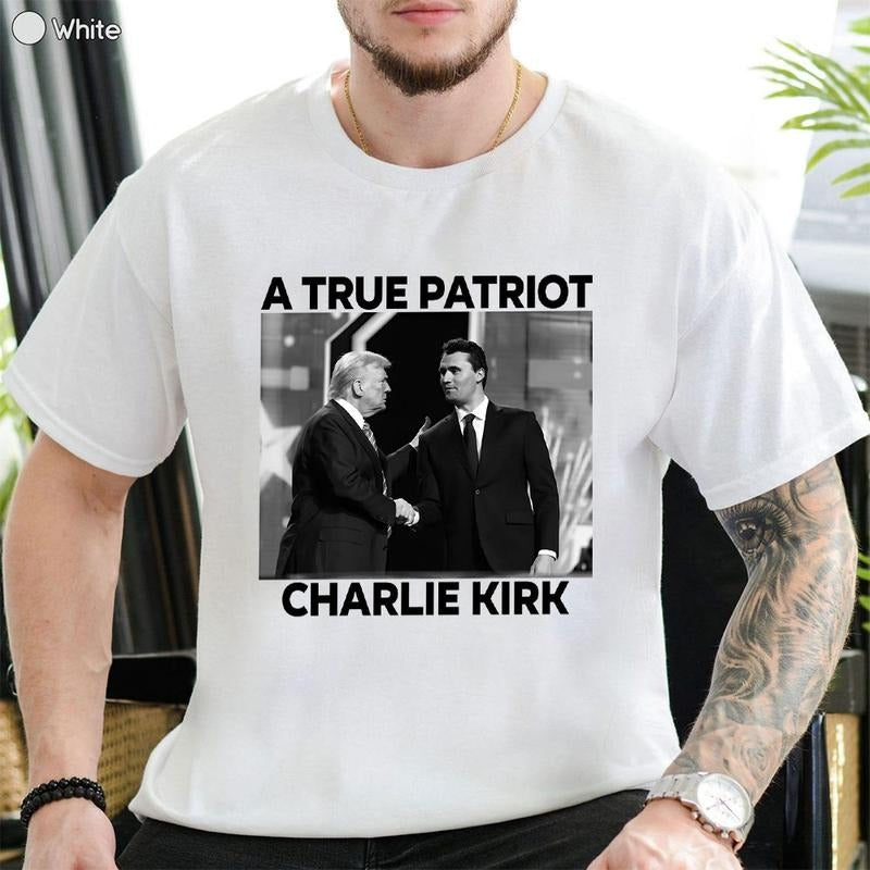 RIP Charlie Kirk Shirt | True Patriot Graphic Tee, Rest In Peace Charlie Kirk, Thank you Charlie Tee style 10 Hoodie,...